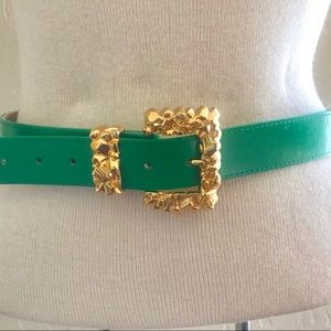 St John Green Gold Formal Career Belt